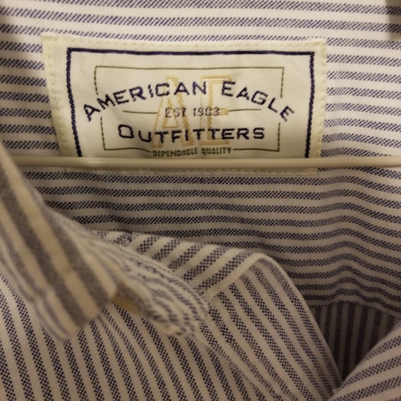 American Eagle vintage striped button-up - Picture 2 of 4
